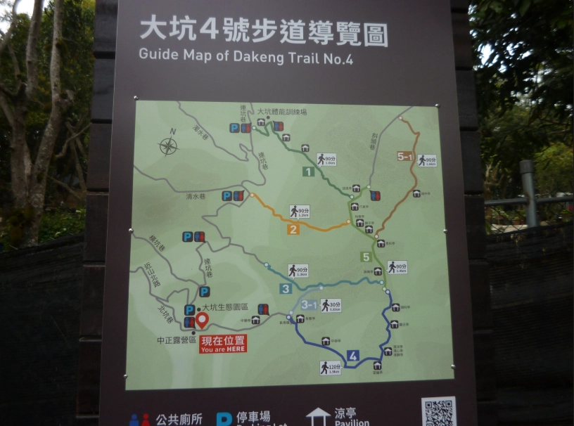 大坑步道路線