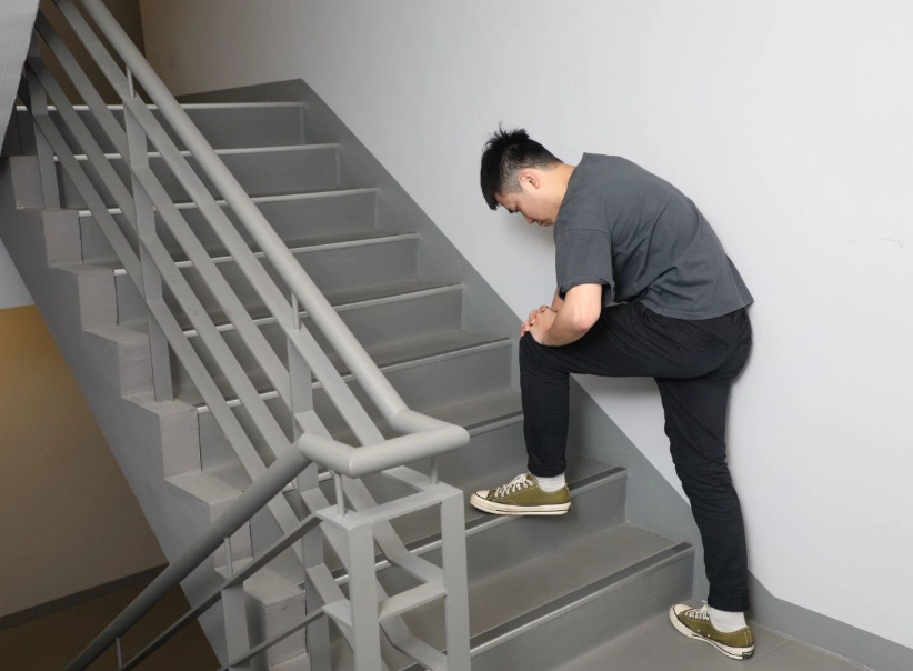 爬楼梯会喘