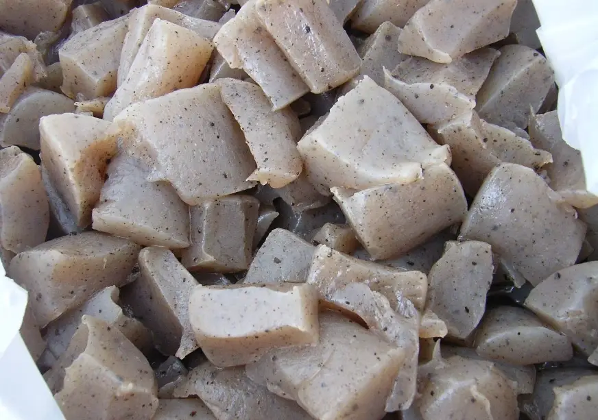 蒟蒻去鹼味 蒟蒻去鹼味