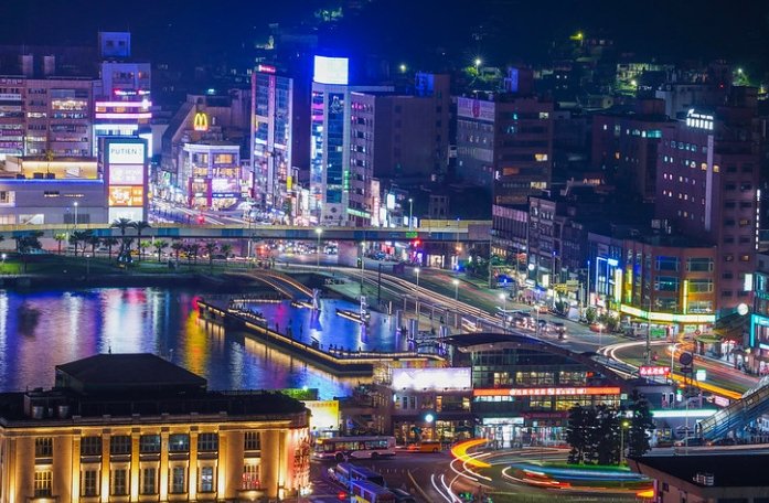 台灣北部夜景