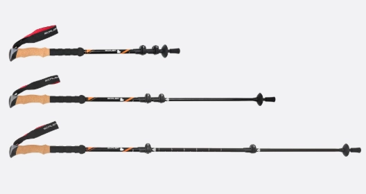 登山杖收纳方法