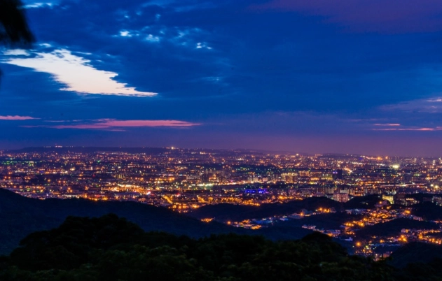 大棟山夜景交通
